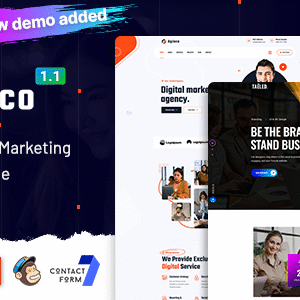 aginco digital agency wordpress theme