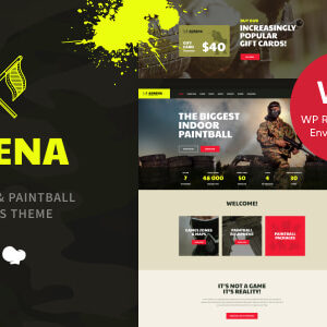 adrena | airsoft club & paintball wordpress theme