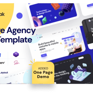 abstrak: creative agency html template
