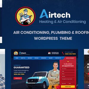 airtech plumber hvac and repair theme