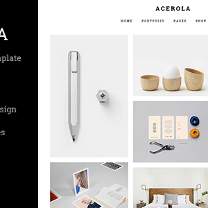 acerola ultra minimalist agency html template