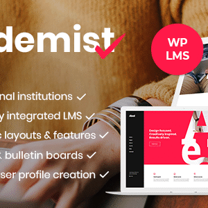 academist education & learning management system wordpress theme