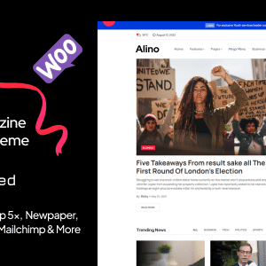 alino personal blog wordpress theme